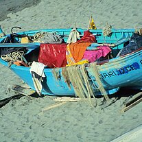 Boot am Strand - Schlussbild