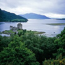 Eilean Donan Castle von oben