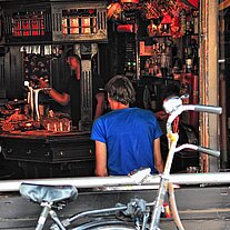 Blick in eine Kneipe