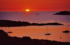 Sonnenaufgang an der Costa Smeralda