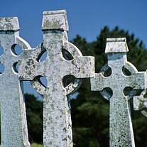 Kreuze in Aufstellung