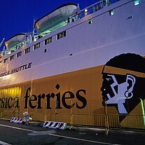 unsere Fähre in Livorno