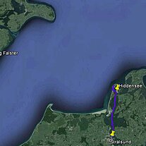 Landkarte Hiddensee