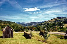 Karpatenrand Landschaft Pass Setref