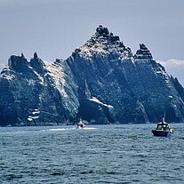 little Skellig mit Booten