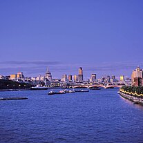 abendlicher Blick in die Innenstadt