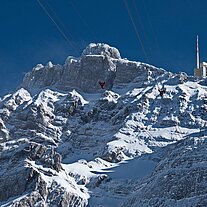 Der Säntis mit Mond