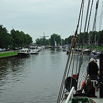 Einfahrt nach Dokkum