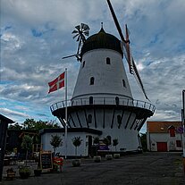 Die Gudhjem Mølle Windmühle