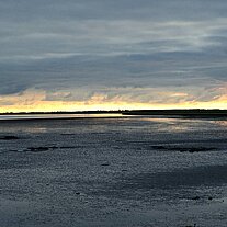 Abendstimmung am Deich