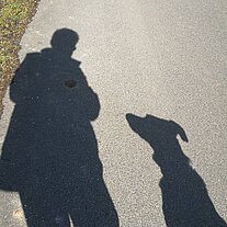 Leo und ich Schatten