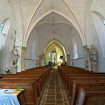 in der Kirche von Omonville-la-Rogue