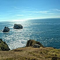 Les Etac Inseln Panorama