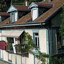 Häuser gegenüber der Nydeggbrücke